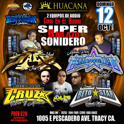 OCT 12 - @ HUACANA